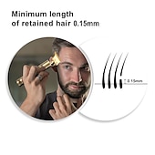 cheap Shaving &amp; Hair Removal-Electric Hair Trimmer Cordless Shaver Beard Trimmer Electric Shaver for Men 0mm Men Barber Hair Cutting Machine For Men