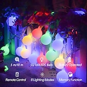billiga Batteristrängljus-mini globe string lights batteridriven med fjärrkontroll inomhus sovrum 50/100 led färgglada blinkande ljus med fjärrstyrda led string lights för sovrumsfest uteplats jul vardagsrum kontor