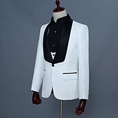 halpa Asusteet-1920-luku Slim Fit Kolmiosainen puku Hartiahuivikäänne Suuri Gatsby Herrasmies Gangsteri Jakardi Miesten Joulu Karnevaali Naamiaiset Häät Juhla Tanssiaiset Aikuisten Takki Liivi Housut