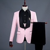 halpa Asusteet-1920-luku Slim Fit Kolmiosainen puku Hartiahuivikäänne Suuri Gatsby Herrasmies Gangsteri Jakardi Miesten Joulu Karnevaali Naamiaiset Häät Juhla Tanssiaiset Aikuisten Takki Liivi Housut