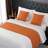 cheap Bedding Accessories-Bed Runner Bed Scarf, Decorative Bed Scarf for Home Hotel Bedspreads Scarves Protection Modern Solid Bed Runner for Foot of Bed Home Bedroom Bedding Decoration