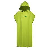 abordables Les serviettes-Peignoir à langer serviette poncho à capuche serviette à langer légère à séchage rapide extra longue en microfibre poncho de surf taille universelle pour hommes femmes adultes, convient pour la