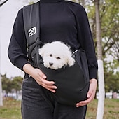 cheap Dog Travel Essentials-Dog Cat Pets Carrier Bag Travel Backpack Shoulder Messenger Bag Dog Carrier Backpack Adjustable Breathable Foldable Solid Colored Classic Cotton Baby Pet puppy Small Dog Training Outdoor Hiking Green