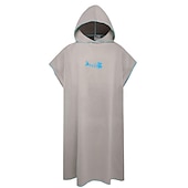 abordables Les serviettes-Peignoir à langer serviette poncho à capuche serviette à langer légère à séchage rapide extra longue en microfibre poncho de surf taille universelle pour hommes femmes adultes, convient pour la