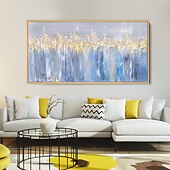 cheap Abstract Paintings-Handmade Oil Painting Canvas Wall Art Decoration Modern  Abstract for Home Decor Rolled Frameless Unstretched Painting