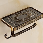 cheap Toilet Paper Holders-Toilet Paper Holder Multifunction Antique Zinc Alloy 1PC - Bathroom