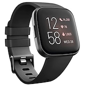 abordables Correas de reloj Fitbit-Ver Banda para Fitbit Versa 2 / Versa Lite / Versa SE / Versa Silicona Reemplazo Correa Transpirable Correa Deportiva Pulsera