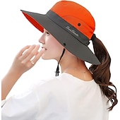 voordelige Outdoor Hoofddeksels-Hoed Voor heren Dames Zonnehoed Emmer hoed Wandelhoed draagbaar Ademend Sneldrogend voor Vissen Klimmen Strand Lapwerk Nylon Zomer
