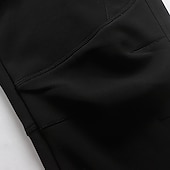 cheap Trousers &amp; Shorts-Men&#039;s Waterproof Hiking Pants Fleece Lined Pants Softshell Pants Winter Outdoor Thermal Warm Fleece Lining Waterproof Windproof Pants / Trousers Bottoms Black Army Green Fleece Hunting Ski