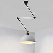 preiswerte Pendelleuchte-LED-Pendelleuchte, Macaron-Pole, Kipphebel-Kronleuchter, 30 cm, 3000 K, E27, 1-flammig, moderner Langarm-Strahler, Pendelleuchte, Bar, Loft, Restaurant (inklusive Leuchtmittel)