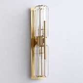 levne Vnitřní nástěnná světla-led nástěnná světla křišťálové nástěnné svícny luxusní zlaté nástěnné světlo elegantní nástěnná lampa dekorace osvětlení pro ložnici obývací pokoj chodba restaurace