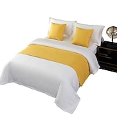 cheap Bedding Accessories-Bed Runner Bed Scarf, Decorative Bed Scarf for Home Hotel Bedspreads Scarves Protection Modern Solid Bed Runner for Foot of Bed Home Bedroom Bedding Decoration