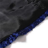 preiswerte Herren Klassische Blazer-Herren Abendkleidung Blazer Sakko Neujahr Zeremonie Abendgesellschaft Modisch Strassenmode Herbst Winter Pailletten Einfarbig Pailletten Tasche Atmungsaktiv Komfortabel Einreiher - 1 Knopf Blazer