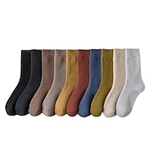 billige Personlig pleie og helse-5 par sokker - sokker for dame/herre , sokker for dame herre støvelsokker tursokker , strikkede lange sokker