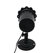tanie Oświetlenie świąteczne-Snowflake lampa projektora oświetlenie świąteczne o wysokiej jasności wtyczka niskiego napięcia pilot boże narodzenie wewnątrz i na zewnątrz atmosfera dekoracyjna lampa projektora