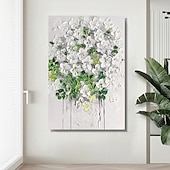 voordelige Schilderijen van bloemen/planten-handgemaakt olieverfschilderij handgeschilderde hoge kwaliteit 3d bloemen eigentijds modern opgerold canvas (geen lijst)