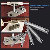 ieftine set de burghie-10 bucăți/set îndepărtați șuruburi deteriorate pentru extracție de robinet set de burghie accesorii pentru casă unelte din oțel aliat spart