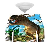 baratos Animais 3D do Menino-Infantil Para Meninos Moletom Dinossauro Manga Longa Outono Inverno Ativo Moda Algodão Casual