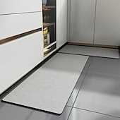 お買い得  キッチンラグ＆マット-キッチンフロアマット 滑り止め・防油 ワイプフリー 家庭用吸水・吸油・フロアマット 防水・防油カーペット 汚れ防止マット