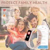 tanie Inteligentne bransoletki-C60 Inteligentny zegarek 1.1 in Inteligentny zegarek Bluetooth Krokomierz Rejestrator snu Pulsometry Kompatybilny z Android iOS Damskie Męskie Długi czas czuwania Step Tracker IP 67 43mm etui na