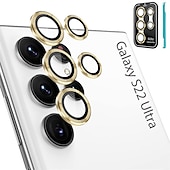 cheap Samsung Screen Protectors-2 Sets Screen Protector + Camera Lens Protector For Samsung Galaxy S24 Ultra Plus S23 S22 S21 S20 Plus Ultra Note 20 Ultra 10 Plus S25 Ultra Tempered Glass 9H Hardness Anti-Fingerprint High