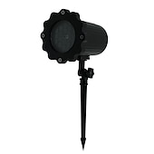 tanie Oświetlenie świąteczne-Snowflake lampa projektora oświetlenie świąteczne o wysokiej jasności wtyczka niskiego napięcia pilot boże narodzenie wewnątrz i na zewnątrz atmosfera dekoracyjna lampa projektora