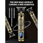 cheap Shaving &amp; Hair Removal-USB Rechargeable Baldheaded Hair Clipper Electric Hair Trimmer Cordless Shaver Trimmer Men Barber Hair Cutting Machine