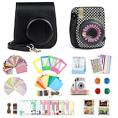 baratos Câmaras e Acessórios para Fotografia-adequado para câmera polaroid instax mini 11 conjunto de acessórios 8 em 1
