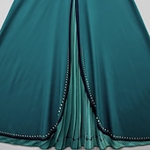 preiswerte Mädchen Verkleidung Kostüme-Buchwoche 2026: Prinzessin Anna, Kinderkleid, einfarbig, Partykleid, Bühnenkleid, Rundhalsausschnitt, lange Ärmel, Prinzessinnenkleid, 3-10 Jahre, Winter, Hellgrün