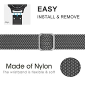 abordables Bracelets de montre Garmin-Bracelet nylon tressé 22mm 26mm pour Garmin Fenix 7 7X 6 6X Pro Epix Pro 47mm 51mm Instinct 2X Approach S70 S62 S60 Forerunner 955 945 Marq