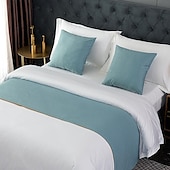 cheap Bedding Accessories-Bed Runner Bed Scarf, Decorative Bed Scarf for Home Hotel Bedspreads Scarves Protection Modern Solid Bed Runner for Foot of Bed Home Bedroom Bedding Decoration