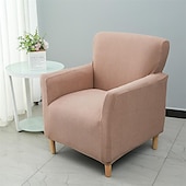 cheap Armchair Cover &amp; Armless Chair Cover-Stretch 1 Seat Sofa Cover Armchair Slipcover Elastic Fit Soft Durable Fabric Easy to Install and Remove Ideal for Protecting and Refreshing Your Armchair Available in Multiple Colors