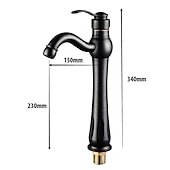 cheap Classical-Bathroom Sink Faucet - Classic Electroplated Centerset Single Handle One HoleBath Taps