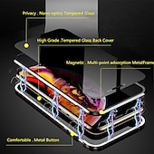 お買い得  サムスン用ケース-電話 ケース 用途 サムスンのギャラクシー S24 S23 S22 S21 S20 Ultra Plus FE Note 20 Ultra 10 Plus A71 A51 A70 A50 S25ウルトラ 磁気吸着ケース 全身保護 アンチピープ 耐衝撃 クリア プライバシー強化ガラス