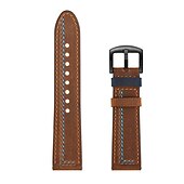 baratos Pulseiras de relógio Samsung-Pulseiras de Relógio para Samsung Watch 3 45mm, Galaxy Wacth 46mm, Gear S3 Classic / Frontier, Gear 2 Neo Live Couro Legitimo Substituição Alça 22mm Luxo Ajustável Pulseira