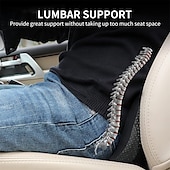 abordables Housses de siège de voiture-Coussin de siège auto en mousse mémoire – Support de siège confortable pour les conducteurs lors de longs trajets