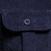 billiga Overtröjor för män-Herr Skjorta Sommarskjorta Manchesterskjorta Knapp upp skjorta Blå Brun Grön Grå Långärmad Slät Nedvikt Ledigt Dagligen Button-Down Kläder Bomull Mode Streetwear Klassisk