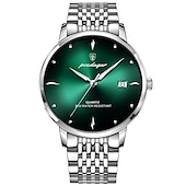 cheap Quartz Watches-The new POEDAGAR/ P868 brand men&#039;s watch waterproof glow-in-the-dark slim calendar quartz watch is a hit with foreign trade
