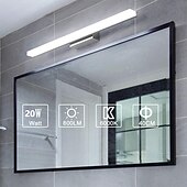 billige Vanity-lamper-servantlys led speil frontlampe vanntett ip20 led baderomslys over speil veggbelysningsarmaturer for bad soverom stue skap 110-240v