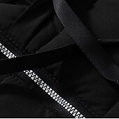 cheap Men&#039;s Vest-Men&#039;s Puffer Vest Thermal Warm Breathable Lightweight Winter Autumn / Fall Solid Color Black White Red Blue Puffer Jacket
