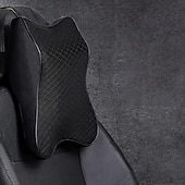 abordables Rellenos de almohadas-almohada para el cuello de espuma viscoelástica para el reposacabezas del coche