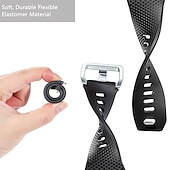 baratos Pulseiras de relógio Fitbit-Pulseiras de Relógio para Fitbit Ionic Silicone Substituição Alça Macio Respirável Pulseira Esportiva Pulseira