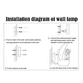 cheap Wall Lights-LED Wall Light Indoor Wall Lamp 2PCS Modern Acrylic Black Wall Mounted Wall Lamp Suitable for Home Office Bar AC85-265V