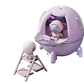abordables Lumières intelligentes-Lumière LED intelligente humidificateur d&#039;air USB ultrasonique brume fraîche aromathérapie capsule spatiale diffuseur d&#039;eau avec lumière LED humidificateur astronaute