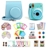 baratos Câmaras e Acessórios para Fotografia-adequado para câmera polaroid instax mini 11 conjunto de acessórios 8 em 1