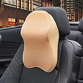 abordables Rellenos de almohadas-almohada para el cuello de espuma viscoelástica para el reposacabezas del coche