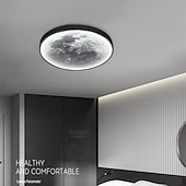 abordables Appliques murales d&#039;intérieur-appliques murales led lune intérieur, simplicité chambre salon fond applique murale lumière lune illumination lumières décoratives