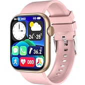 abordables Montres connectées-imosi qx7 montre intelligente 1,85 pouces smartwatch fitness montre de course bluetooth surveillance de la température podomètre rappel d&#039;appel compatible avec android ios femmes hommes étanche longue