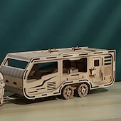 levne Skládačky-3D dřevěné puzzle kutilský model rv puzzle hračka dárek pro dospělé a dospívající festival / dárek k narozeninám