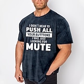 economico magliette da uomo taglie forti-Per uomo Taglie Forti Maglietta Grande e alto Grafico Girocollo Stampato Manica Corta Primavera &amp; Estate Moda Streetwear Essenziale Confortevole Vacanza Casuale Top